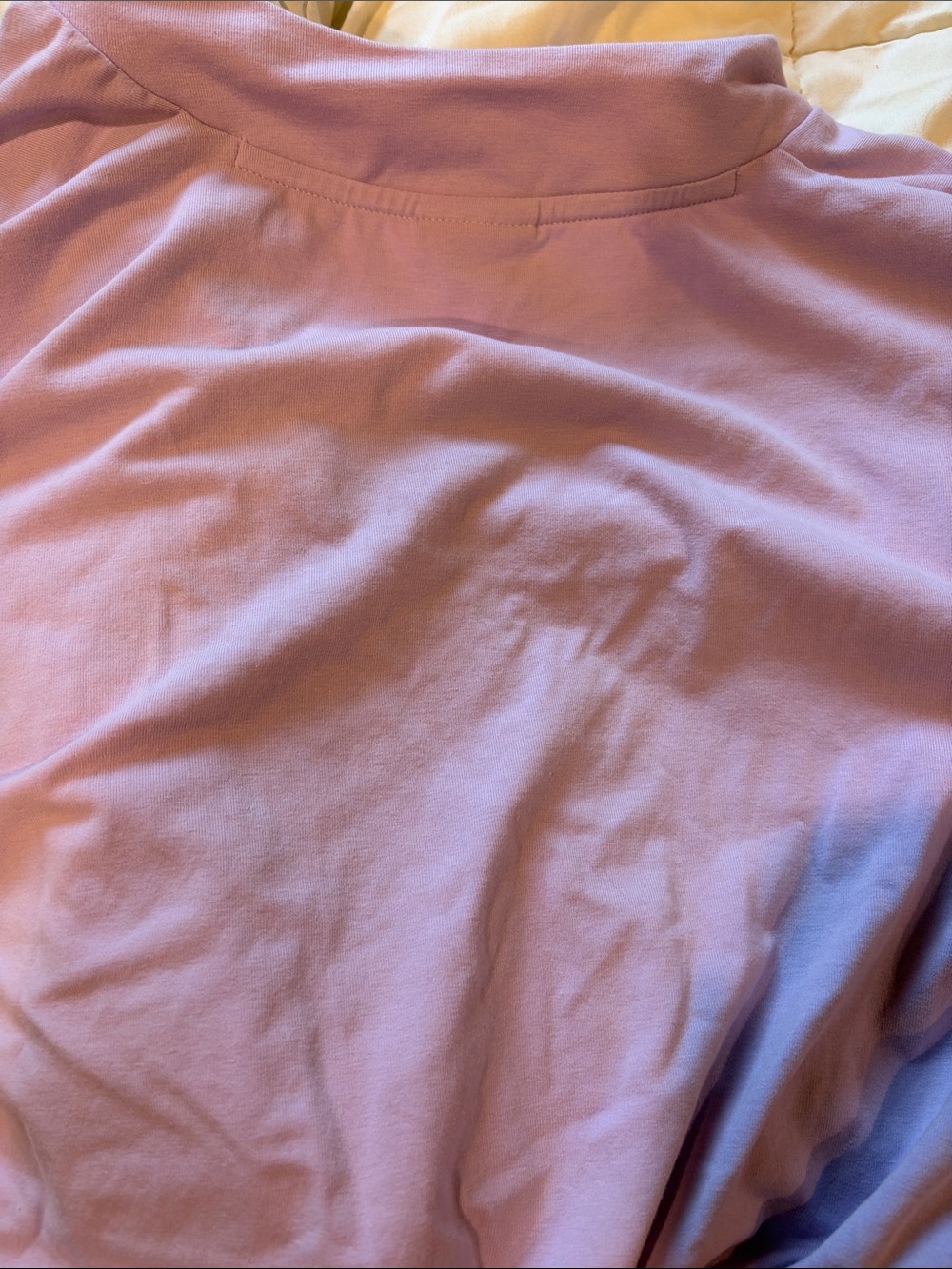Gymshark Recess 1/2 Zip Tee sz SMALL light purple croptop fitness apparel cute - Picture 13 of 13